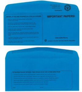 blue envelopes