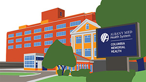 Columbia Memorial Health building illustration