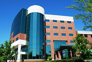 Front facade of Glens Falls Hospital