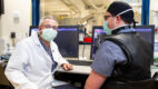 Dr. Alan Boulos, left, and radiologic technologist Jason Kraft, RT.