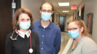 From left, Carrin Schottler-Thal, MD,; Stephen Karel De Waal Malefyt, MD,; and, Kelly Webb, RN