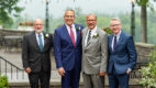 From left: Pillars Award recipients Steven Frisch, MD ’79, Vince Verdile, MD ’84, and Ferdinand Venditti, MD. They are joined by Dennis P. McKenna, MD '92, Albany Med Health System President and CEO.