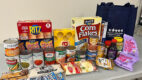 A donation of food stuffs by Rite Aid