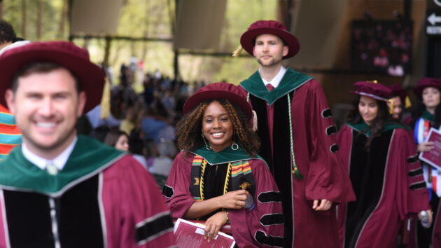 Albany Medical College Class of 2024 graduates at the Commencement ceremony