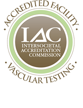 Logo for the Intersocietal Accreditation Commission, Accredited Facility, Vascular Testing