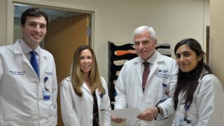 Four doctors in the scleroderma clinic