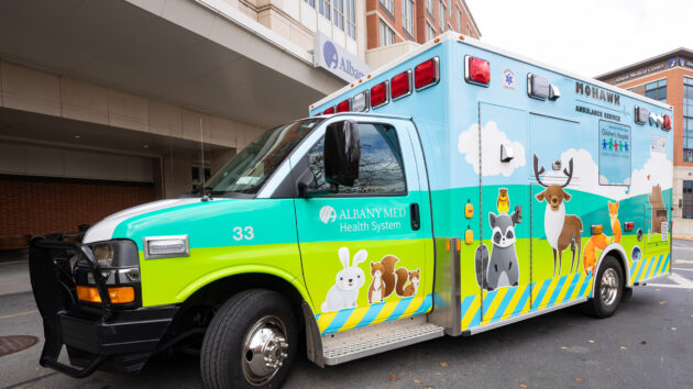 The children's hospital ambulance.