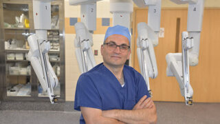 Dr. Shahbazov with robot pictures