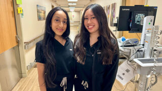 Russell Sage graduates Shahnila Mahmood, RN, and Mikaela Marquez, RN