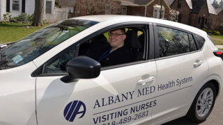 System branded car for Visiting Nurses